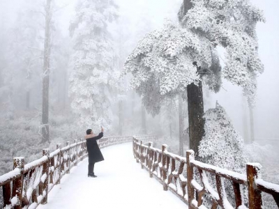 四川瓦屋山，冬季的景色更加迷人